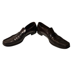 Mens 8B Florsheim The Royal Imperial Brown Leather Loafer Dress Shoes Wedding